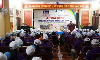 Lễ phát động “Du lịch không khỏi thuốc" tại phường Đồng Hải năm 2023