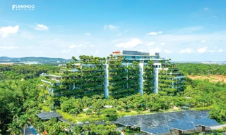 Tòa nhà xanh 11 tầng tại dự án Forest In The Sky