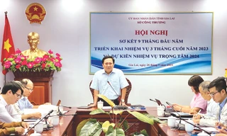 Ông Phạm Văn Binh chủ trì hội nghị sơ kết 9 tháng