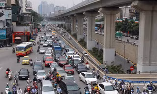 Ðường Vành đai 3 - khu vực xác định là ranh giới để thu phí vào nội đô Hà Nội
