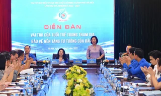 Diễn đàn “Vai trò của tuổi trẻ trong tham gia bảo vệ nền tảng tư tưởng của Ðảng” do Thành Ðoàn Hà Nội tổ chức