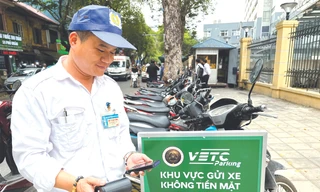 Cty Khai thác điểm đỗ xe đang là đơn vị có nhiều bãi, điểm đỗ xe không dùng tiền mặt nhất tại Hà Nội