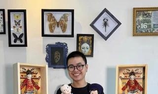 Bùi Thịnh Đa trong thế giới búp bê của mình