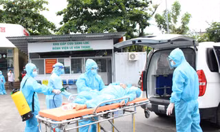 Các bệnh viện tại TPHCM sẵn sàng phương án thu dung, điều trị bệnh nhân COVID-19. Ảnh: Vân Sơn