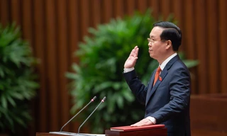 Chủ tịch nước Võ Văn Thưởng tuyên thệ trước Quốc hội. Ảnh: Như Ý