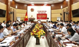 UBND tỉnh Thanh Hóa tổ chức phiên họp thường kỳ tháng 7/2024 nghe báo cáo tình hình kinh tế - xã hội; thảo luận, quyết định các giải pháp trọng tâm phát triển kinh tế - xã hội tháng 8/2024 và một số nội dung quan trọng khác