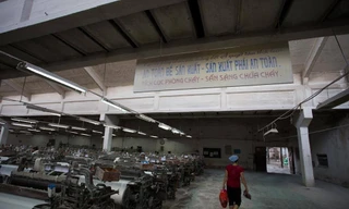 Bên trong nhà máy dệt Nam Định trước khi bị phá bỏ 