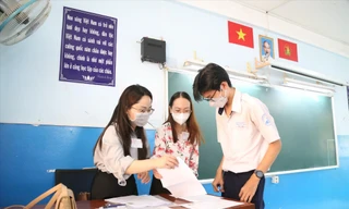 Thí sinh dự thi tốt nghiệp THPT 2023 tại TPHCM. Ảnh: Nguyễn Dũng