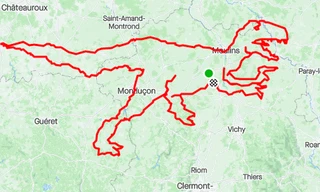 Con khủng long Velociraptor được vẽ trên bản đồ định vị 