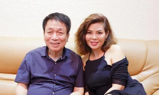 Ngọc Anh và nhạc sỹ Phú Quang 