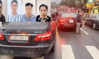 Hai ô tô Mercedes trùng biển số và các đối tượng làm giả giấy tờ