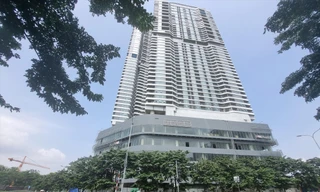 Dự án chung cư tại Khu đô thị Ngoại giao đoàn có giá lên tới 80 triệu đồng/m2 được mở bán lần đầu. Ảnh: Ngọc Mai