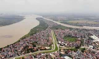 Khu dân cư ngoài bãi sông tại phường Ngọc Thụy, quận Long Biên