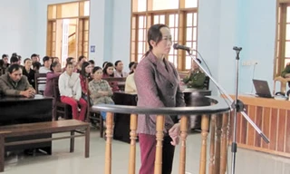 Bị cáo Nguyễn Thị Hồng Linh tại phiên tòa phúc thẩm