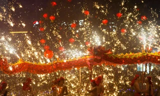 Các nước châu Á tưng bừng đón Tết Nguyên đán 