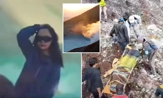 Nữ du khách thiệt mạng khi tham quan núi lửa 