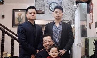 Lời chào cuối của 2 con trai NSND Hoàng Dũng gửi tới bố 