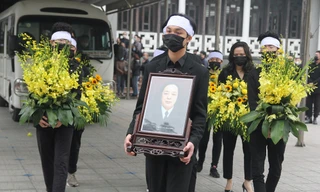 Phút cuối tiễn biệt NSND Trung Kiên 