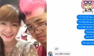 Hot girl Việt 'điên đảo' vì trào lưu tin nhắn 'Em yêu anh'
