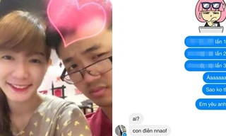 Hot girl Việt 'điên đảo' vì trào lưu tin nhắn 'Em yêu anh'