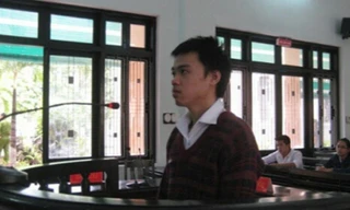 Bị cáo Trần Thanh Phúc tại phiên tòa phúc thẩm.