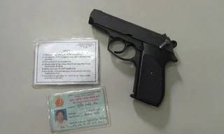 Khẩu súng mà ông Hòa được cho là dùng để đe dọa chị Vy.