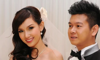 Quỳnh Chi và chồng thuở còn mặn nồng.