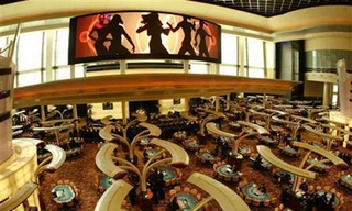 Bên trong casino Sands China ở Macau.