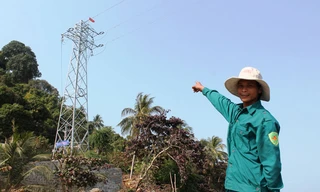 Người dân Hòn Tre được sử dụng điện lưới quốc gia. 