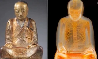 Phát hiện xác ướp hòa thượng bên trong tượng Phật 1.000 tuổi