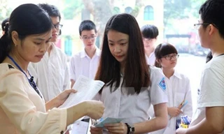 Thí sinh dự thi vào lớp 10 năm 2014. Ảnh: Quý Trung/TTXVN.