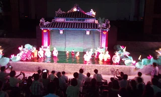 Múa rối nước Hội An. Ảnh:Nguyễn Trang.