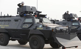 Tận thấy dàn xe chống bạo động của công an Hà Nội