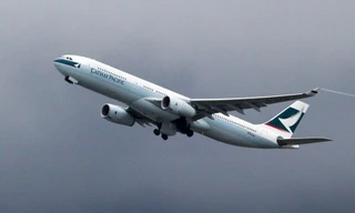 Một máy bay của hãng hàng không Cathay Pacific. Ảnh: AFP.