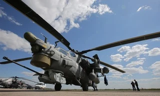 Clip 'thợ săn đêm' Mi-28N phô diễn hỏa lực