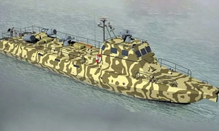 Mô hình tàu tấn công bọc thép Centaur.