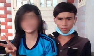 Hình ảnh của nữ sinh và bạn trai lúc còn yêu nhau.