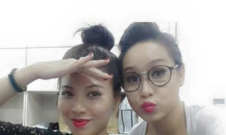 BTV Ngọc Trinh và Trúc Mai của Chuyển động 24h.