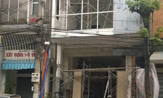 Hiện trường vụ tai nạn.