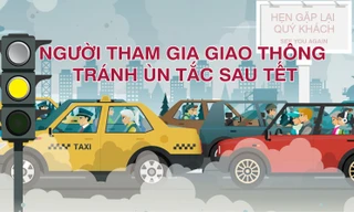 Để tránh tắc đường khi trở lại thành phố sau Tết, nên lưu ý điều này 