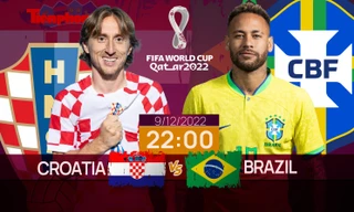 Tứ kết World Cup 2022: Tương quan trước trận Croatia - Brazil, 22 giờ 9/12