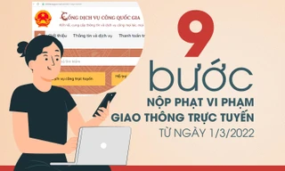 Chi tiết 9 bước nộp phạt vi phạm giao thông trực tuyến
