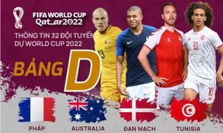 Thông tin 32 đội tuyển dự World Cup 2022: Bảng D Pháp dè chừng 