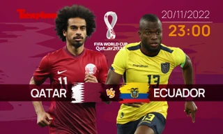 World Cup 2022: Tương quan trận đấu Qatar - Ecuador, 23 giờ 20/11
