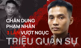 Chân dung phạm nhân 3 lần vượt ngục