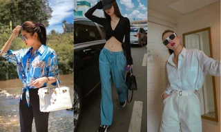 Học sao Việt cách lên đồ xuống phố: Vừa “sang-xịn-mịn”, vừa siêu mát mẻ