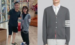 Chiếc áo cardigan Linh Ngọc Đàm mặc đến thăm nhà Độ Mixi nhìn đơn giản mà hóa ra cực hot