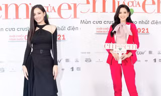 Hoa hậu Đỗ Thị Hà và Mai Phương Thúy khoe nhan sắc “một 9 một 10” trên thảm đỏ ra mắt phim