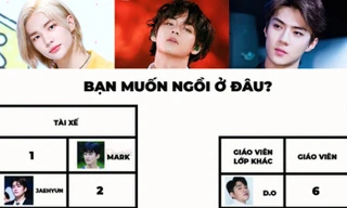 Bạn sẽ chọn chỗ ngồi nào trên chuyến xe buýt toàn các nam idol sở hữu visual hàng đầu K-Pop?