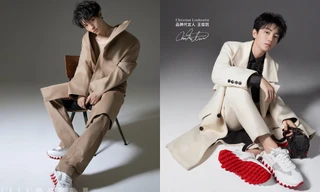 Vương Tuấn Khải là đại diện thương hiệu đầu tiên của đế chế giày đế đỏ Christian Louboutin